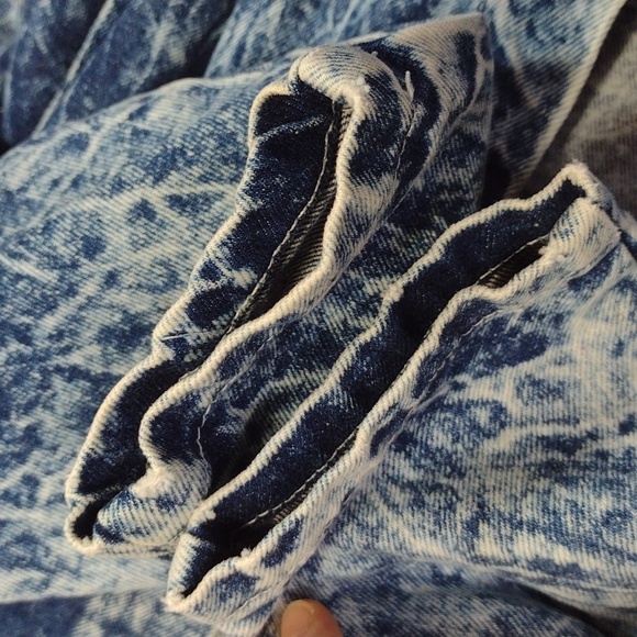 Hanna California Acid Wash Jean Jacket 80s Small - Picture 6 of 15